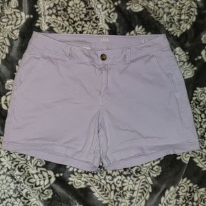 Purple 5 inch Twill Short